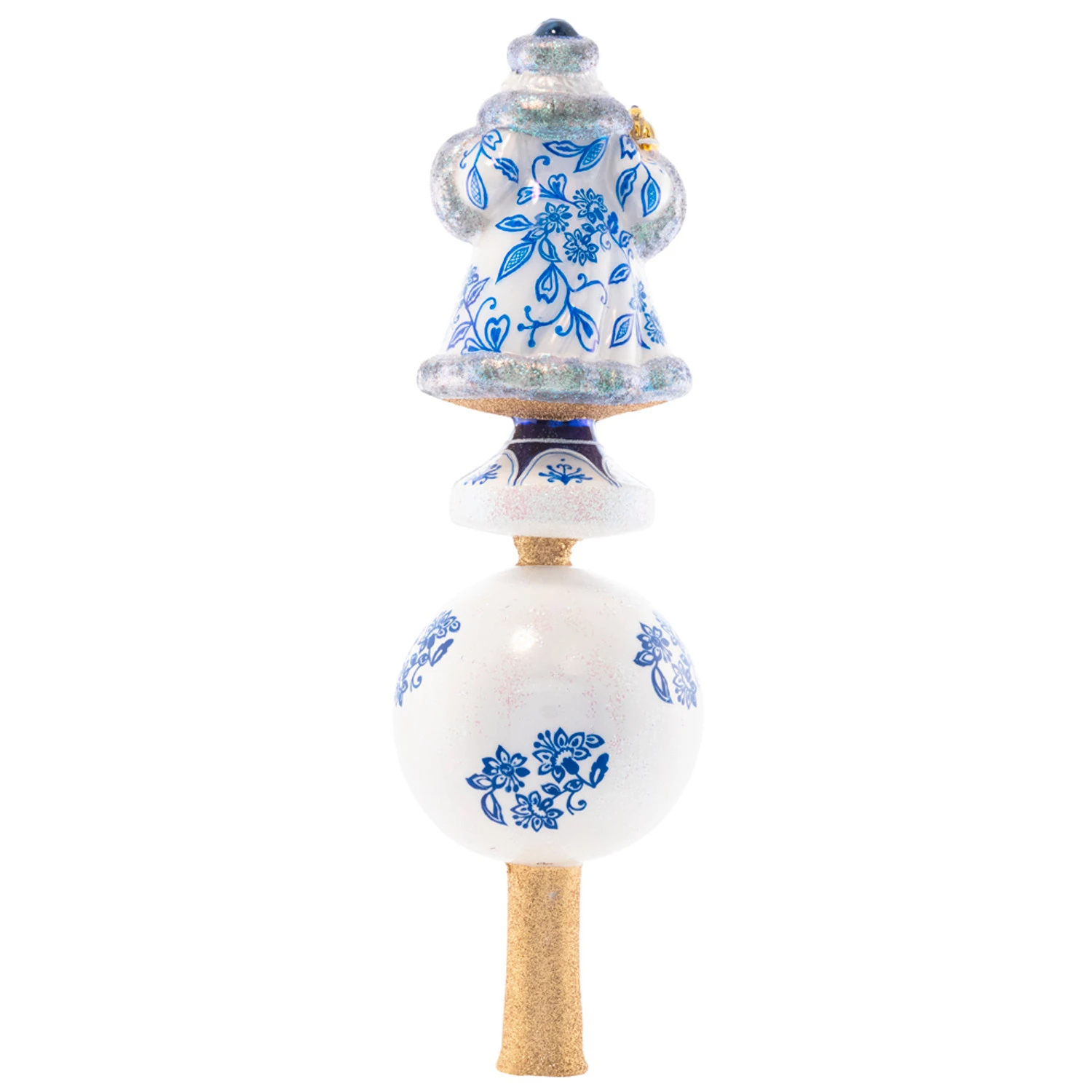 Christopher Radko Chinoiserie Elegance Santa Finial Christmas Tree Topper 1021534 2 Christopher Radko Chinoiserie Elegance Santa Finial Christmas Tree Topper 1021534 - Image 2