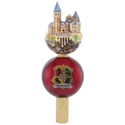Christopher Radko Hogwarts Wonderland Harry Potter Glass Christmas Tree Topper 1021690