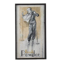 Raz 28" Vintage Ski Framed Wooden Christmas Wall Art 4144581 -Best Christmas Shop 4144581 b 49229.1647458136