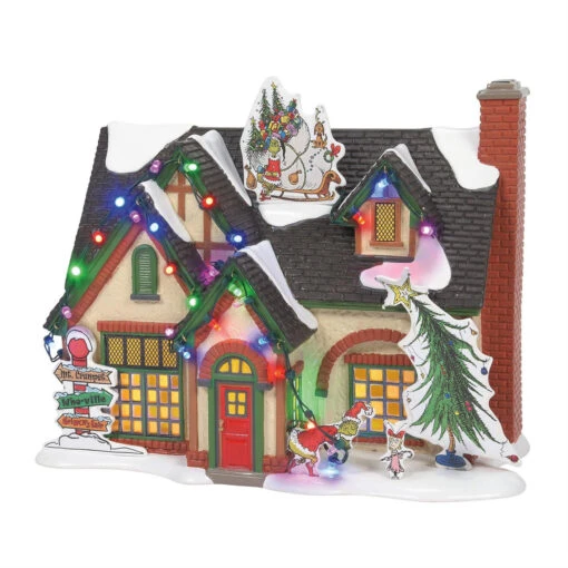 Department 56 Snow Village The Grinch House 6011416 - Image 2
