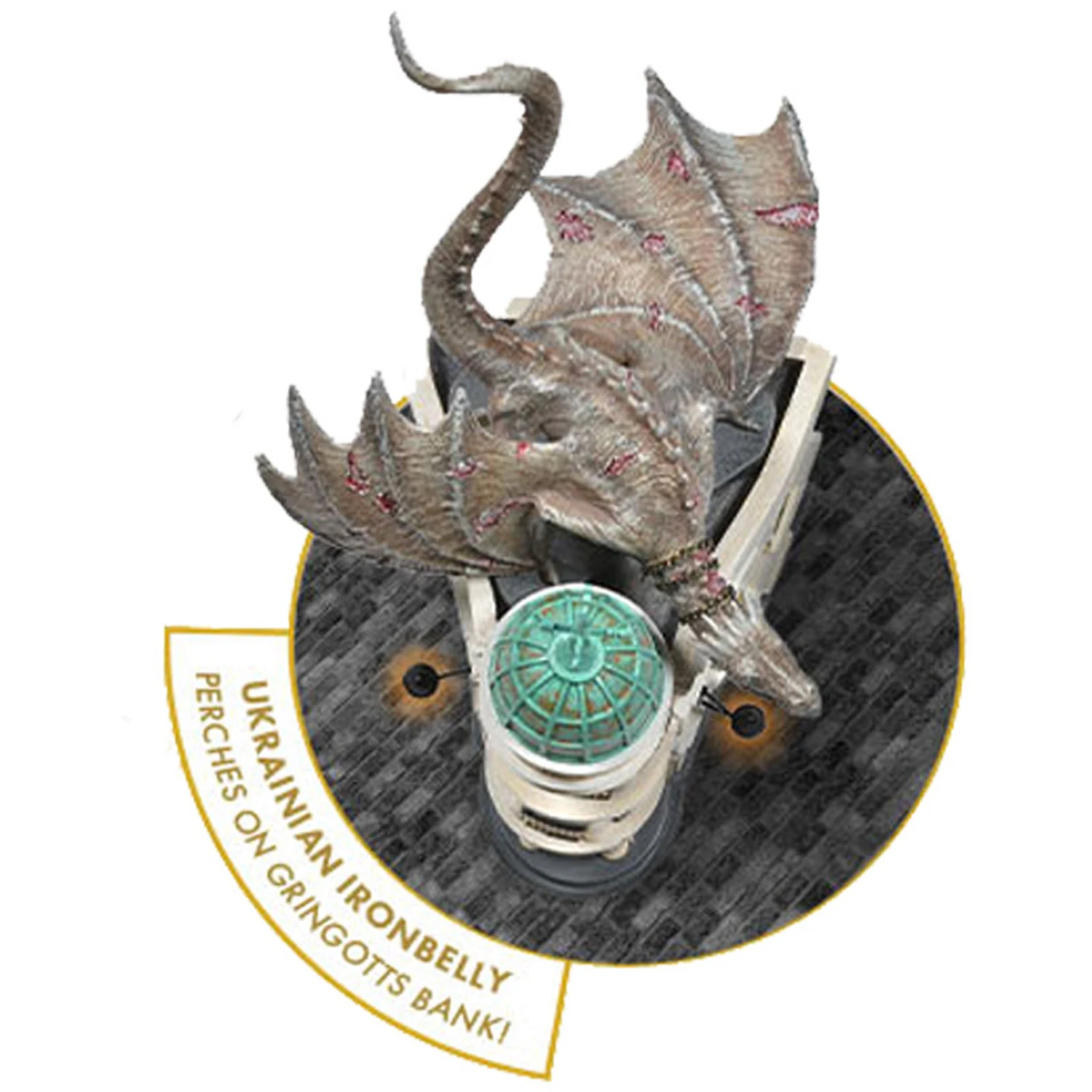 Department 56 Harry Potter Village Ukrainian Ironbelly Dragon Figure 6005621 2 Department 56 Harry Potter Village Ukrainian Ironbelly Dragon Figure 6005621 - Image 2