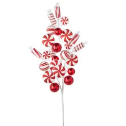 Raz 31" Large Peppermint Christmas Tree Spray F4206893