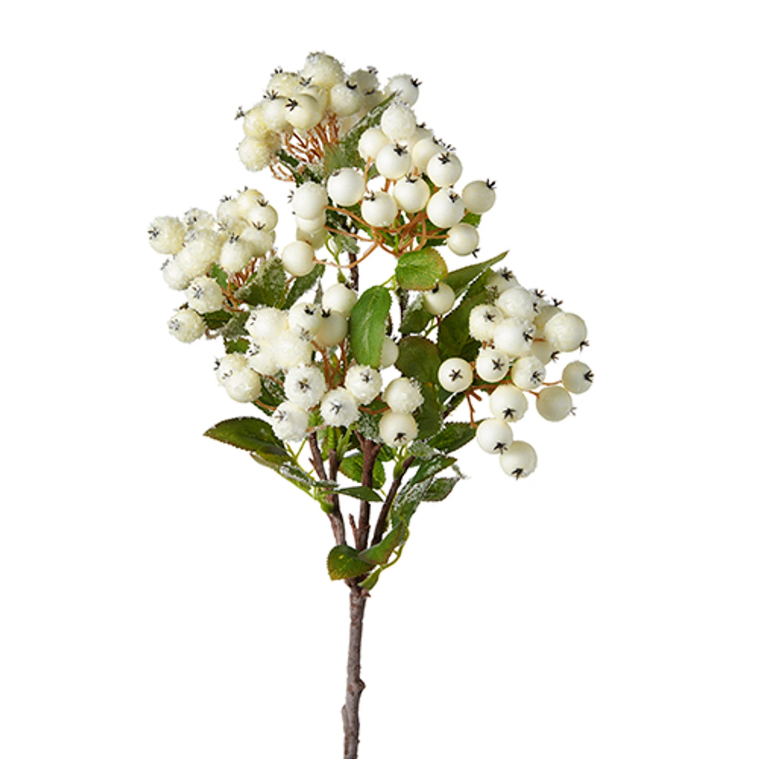 Raz 22.75" Snowy White Berry Bush Christmas Tree Pick F4212932 2 Raz 22.75" Snowy White Berry Bush Christmas Tree Pick F4212932 - Image 2