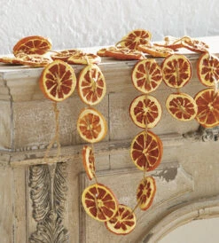 Raz 5.5' Orange Slice Christmas Tree Garland G4202278