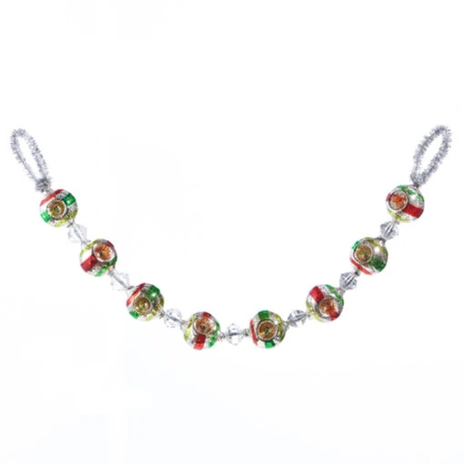 Raz 26" Vintage Ornament Christmas Tree Garland G4324553 - Image 2