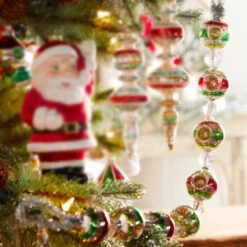 Raz 26" Vintage Ornament Christmas Tree Garland G4324553