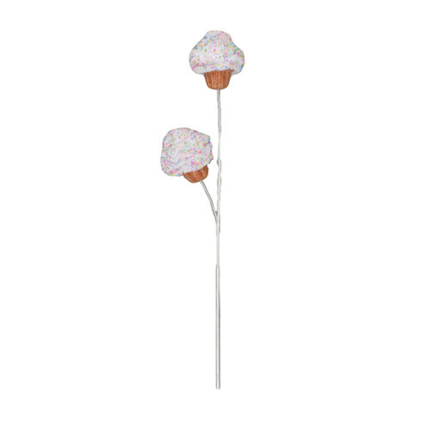 December Diamonds 25" White, Blue, Or Pink Cupcake Christmas Tree Pick 2 December Diamonds 25" White, Blue, Or Pink Cupcake Christmas Tree Pick - Image 2