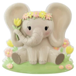Girl Baby Elephant Personalized Christmas Ornament OR2361-F -Best Christmas Shop OR2361 F 22960.1653500265