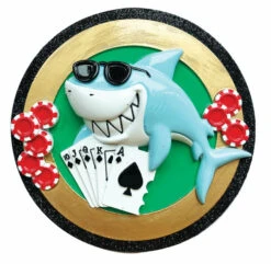 Card Shark Personalized Christmas Ornament OR1695 -Best Christmas Shop api219pp4 57580.1646091881