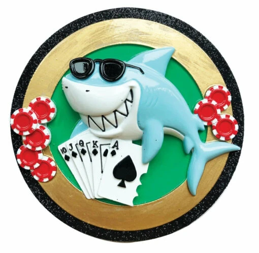Card Shark Personalized Christmas Ornament OR1695 - Image 3