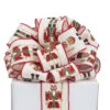 2.5" Gold Embroidered Nutcracker Wired Christmas Ribbon 20 YDS 9742252