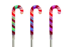 Brite Star 3 Count LED Lighted Candy Cane Pathway Markers Outdoor Christmas Decoration 48-562-00