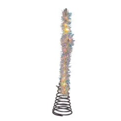 Kurt Adler 12.2" LED Lighted Warm White Silver Tinsel Star Christmas Tree Topper AD1022WW 12 Kurt Adler 12.2" LED Lighted Warm White Silver Tinsel Star Christmas Tree Topper AD1022WW -Best Christmas Shop apibg74jl 23490.1646091908