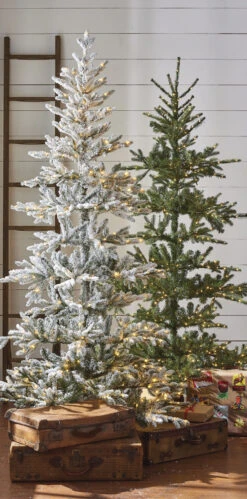 Raz 7.5' Pre-Lit Green Noble Fir Christmas Tree T4147022