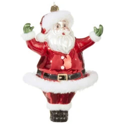 Raz Eric Cortina 4.75" Or 7.5" Large Retro Santa Glass Christmas Ornament -Best Christmas Shop apif13j8r 94732.1646091956