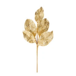 Raz 24" Silver Or Gold Beaded Metallic Leaf Christmas Spray F4106650 6 Raz 24" Silver Or Gold Beaded Metallic Leaf Christmas Spray F4106650 -Best Christmas Shop apihbjah5 88874.1646091921