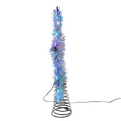 Kurt Adler 12.2" LED Lighted Silver Tinsel Star Christmas Tree Topper AD1022RGB 21 Kurt Adler 12.2" LED Lighted Silver Tinsel Star Christmas Tree Topper AD1022RGB -Best Christmas Shop apiltobtu 74380.1646091917