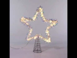 Kurt Adler 12.2" LED Lighted Warm White Silver Tinsel Star Christmas Tree Topper AD1022WW 18 Kurt Adler 12.2" LED Lighted Warm White Silver Tinsel Star Christmas Tree Topper AD1022WW -Best Christmas Shop apimhewlu 45772.1646091915