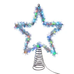 Kurt Adler 12.2" LED Lighted Silver Tinsel Star Christmas Tree Topper AD1022RGB 17 Kurt Adler 12.2" LED Lighted Silver Tinsel Star Christmas Tree Topper AD1022RGB -Best Christmas Shop apimno6cw 61510.1646091913
