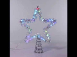 Kurt Adler 12.2" LED Lighted Silver Tinsel Star Christmas Tree Topper AD1022RGB 18 Kurt Adler 12.2" LED Lighted Silver Tinsel Star Christmas Tree Topper AD1022RGB -Best Christmas Shop apisk67gi 83803.1646091914