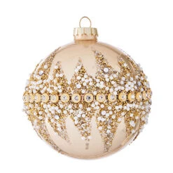 Raz 6" Gold Beaded Glass Christmas Ornament 4022874 9 Raz 6" Gold Beaded Glass Christmas Ornament 4022874 -Best Christmas Shop apixmjsah 87808.1646091884