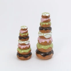 Set Of 2 Donut Tree Christmas Figure 2595370