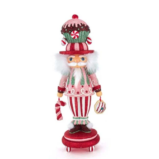 Kurt Adler 16.5" Hollywood Nutcrackers Candy Pattern Nutcrackers HA0515 - Image 2