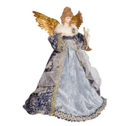 Kurt Adler 17" Indigo Blue Delft Angel Christmas Tree Topper J6099 11 Kurt Adler 17" Indigo Blue Delft Angel Christmas Tree Topper J6099 -Best Christmas Shop j6099 01 06554.1653408818